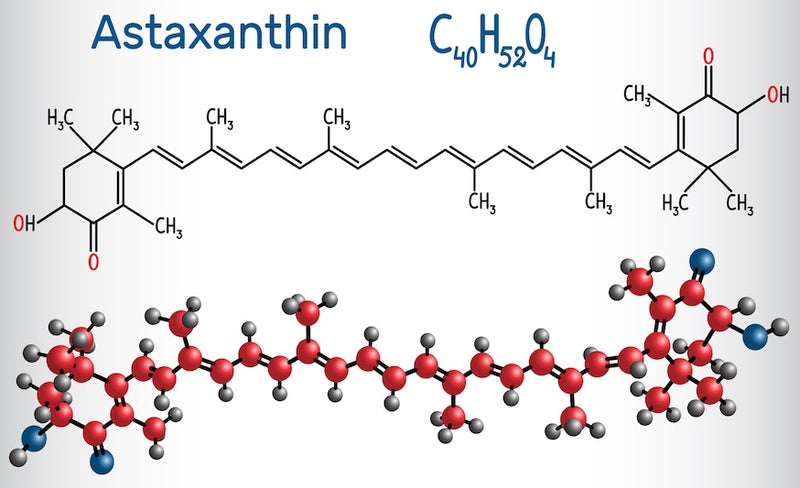 Astaxanthin chemische Formel