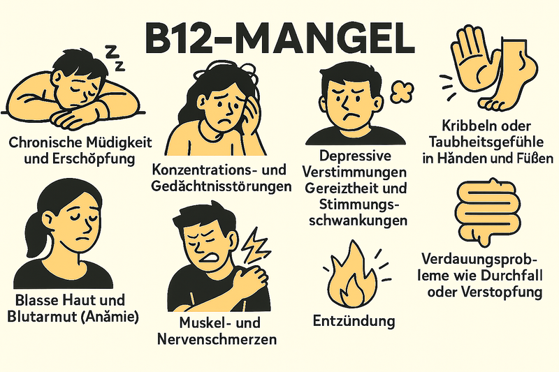 B12 mangel symptome