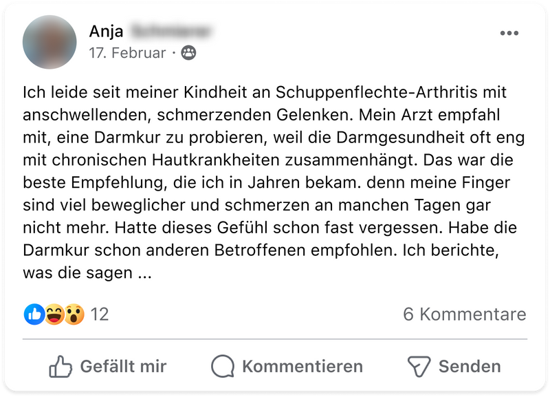 Darm schuppenflechte anja