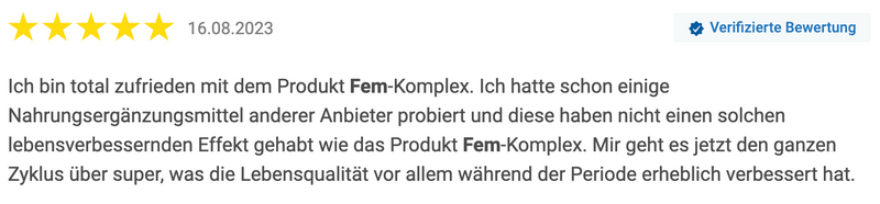 Fem komplex feedback 1