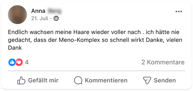 Meno haarausfall anna