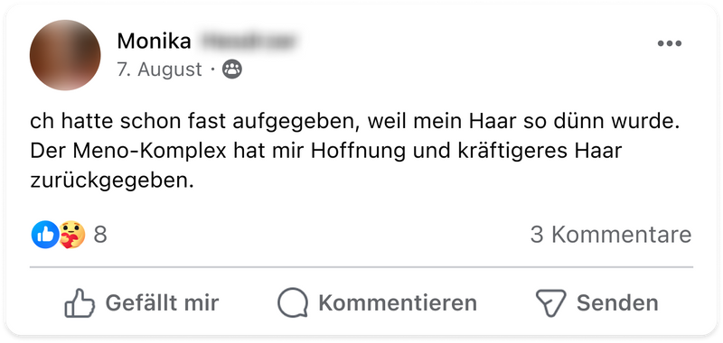 Meno haarausfall monika