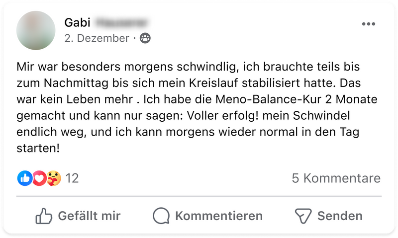 Meno schwindel gabi