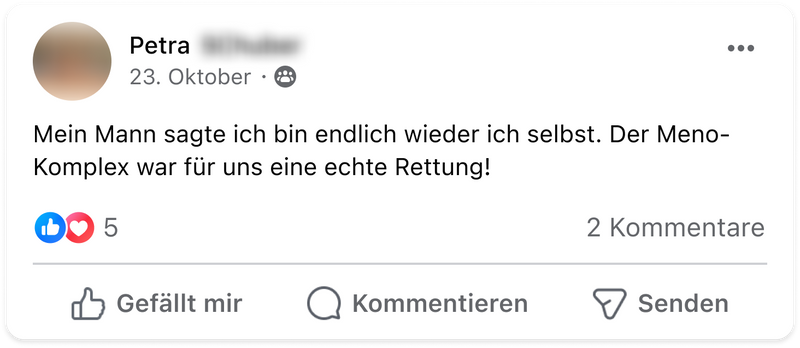 Meno stimmungsschwankungen petra