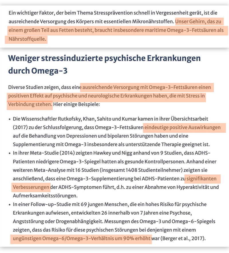 Omega 3 cortisol artikel omega 3